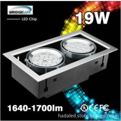 19w new design led recessed downlight